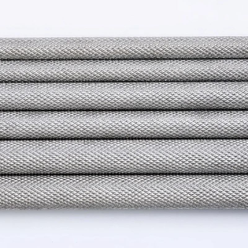 Stainless Steel Round Rod / Bar -304 GRADE-MULTIPLE SIZES-Knurling Surface Rough
