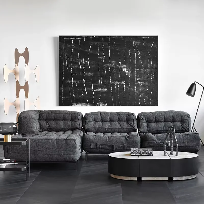 Simple Modern Nordic Sofa Living Room Module Fabric Accent Sectionals Couch Chaise Lounge 2025 Sofa Wohnzimmer Furniture Home