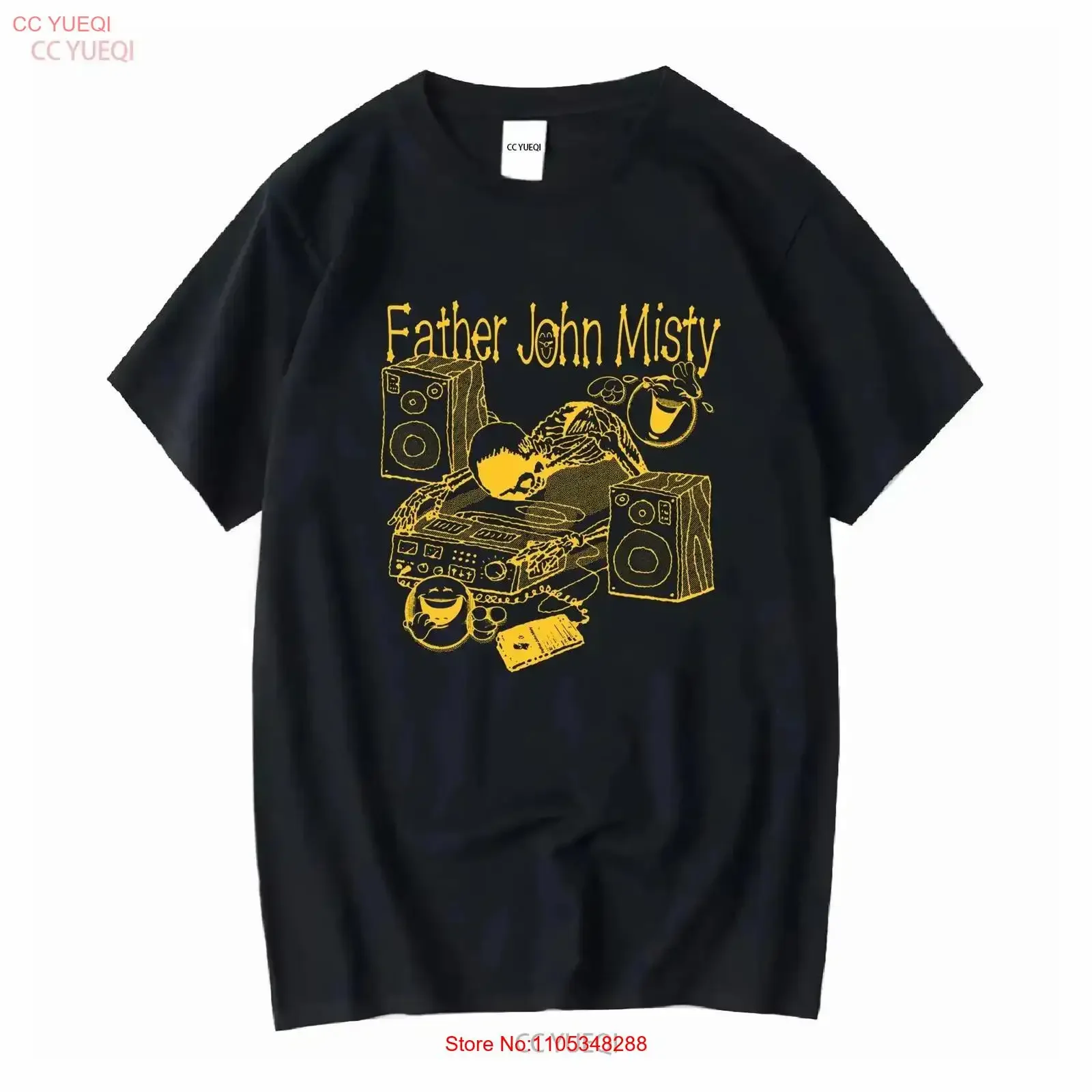 Father John Misty The Fool 2024 T Shirt vintage Washed Stylish Stretched fashion Top For Everyday Wear graphic vintage Washed
