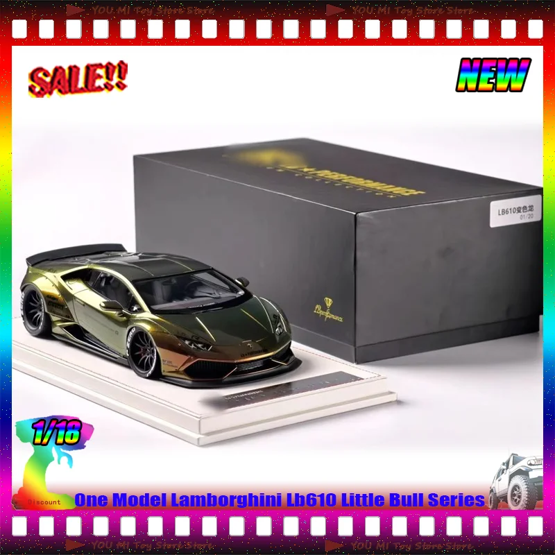 

New In-Stock One Model 1:18 Lamborghini Lb610 Little Bull Series Limited Edition Resin Car Model Customized Collection Toys Gift