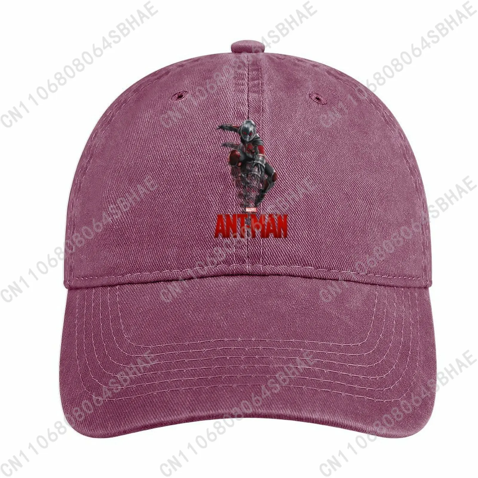 

Marvel Ant Man Washed Cotton Baseball Cap Vintage Dad Hat Men Women Retro Adjustable Denim Cap Streetwear Cosplay