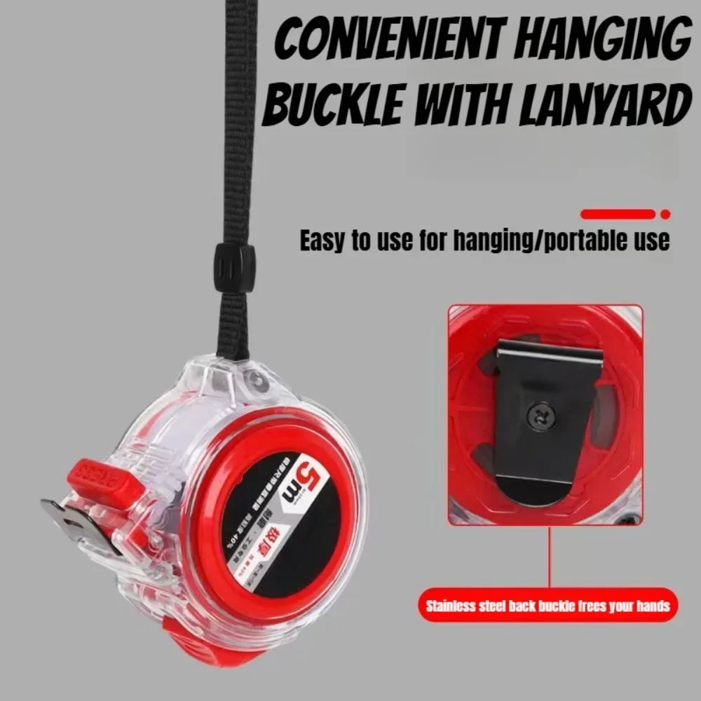 متري 3M/5M/7M مكافحة قطرة شريط القياس قابل للسحب متري والإمبراطوري 3M/5M/7.5M/10M شريط القياس أداة قياس عالية الدقة #3