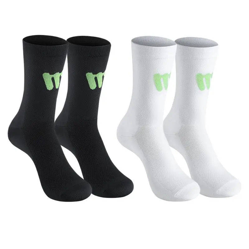 Sports Reflective Socks Cycling High elasticit Breathable Socks four seasons Running Cycling Glowing In Dark Night Safety Socks