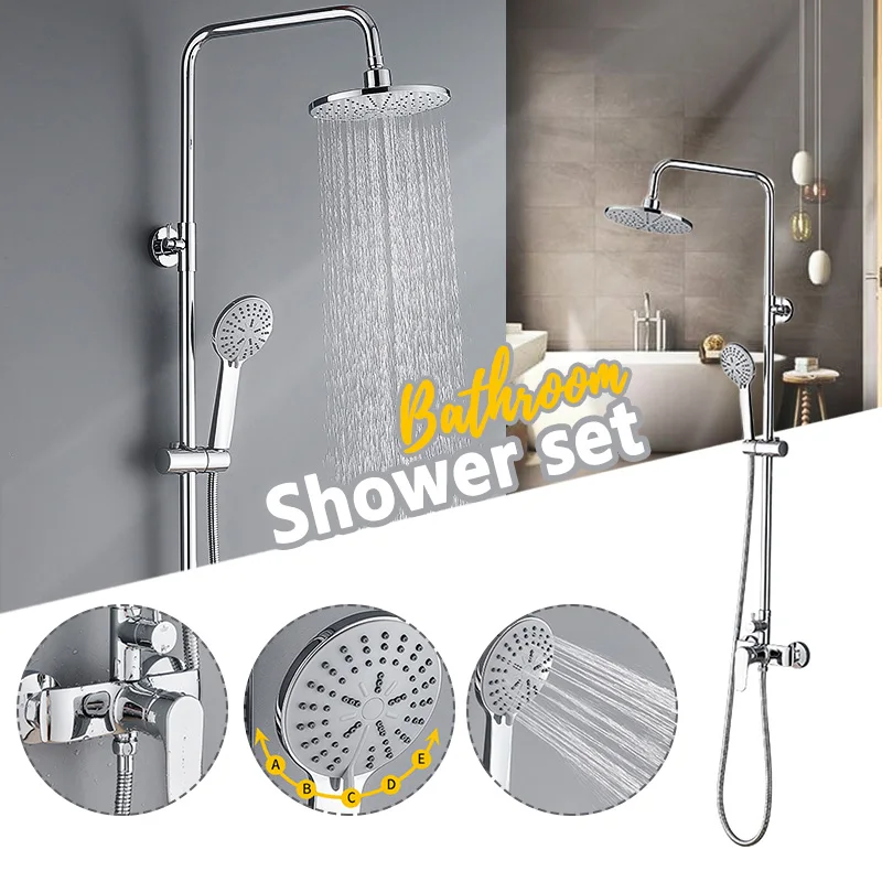 Imagem -02 - Rotatable Overhead Rainfall Shower System Grupo Ferramenta Doméstica 360 °