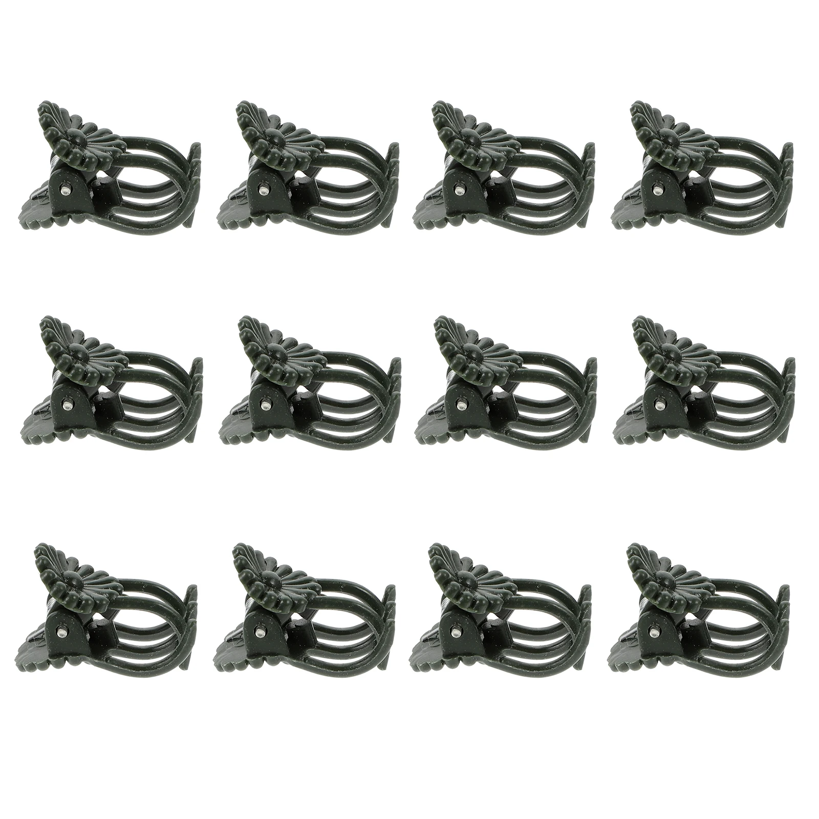 

50 Pcs Plant Support Clips for Gardening Vine Flowers Orchid Plastic Straightening Fixing Supplies Clamps Stems Climbing