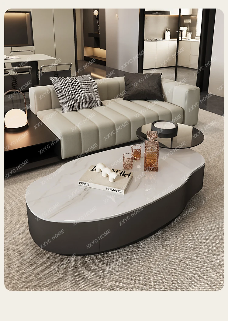 D Standing Minimalist Side Table Cheap Luxury  Kitchen  Space Saving Coffee Table Outdoor Couchtisch Salon Furnitu