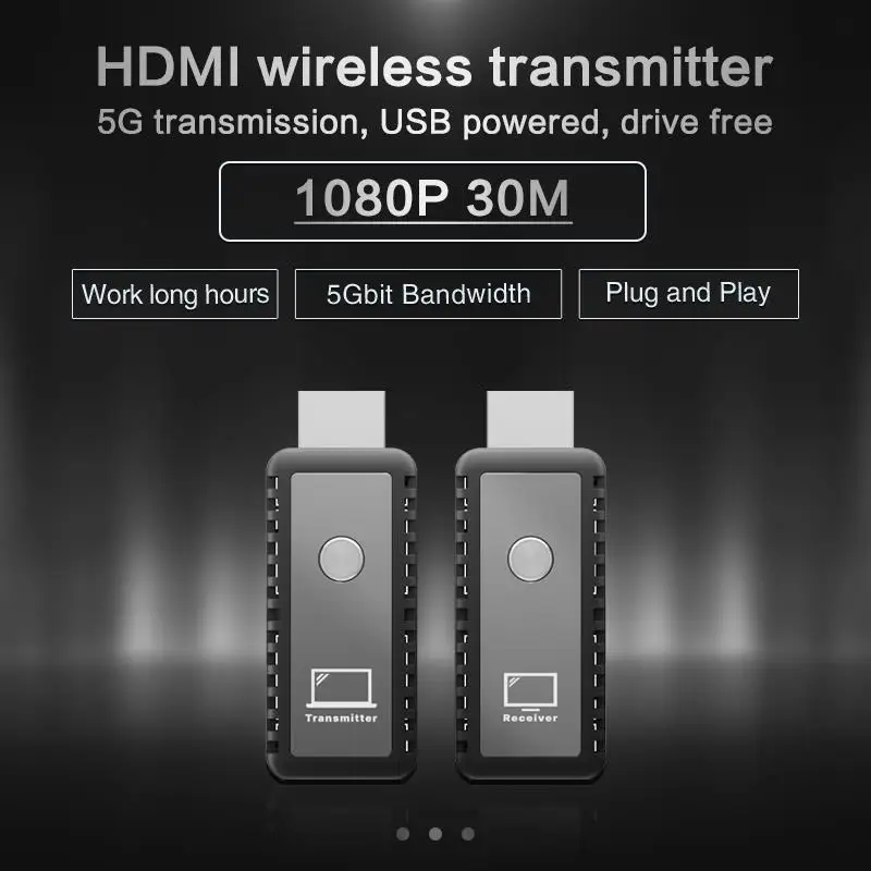 

hdmi wireless adapter HD Wifi Transmitter Receiver 30M 1080P Kit Extender Display Adapter Dongle for TV Stick Monitor Projector