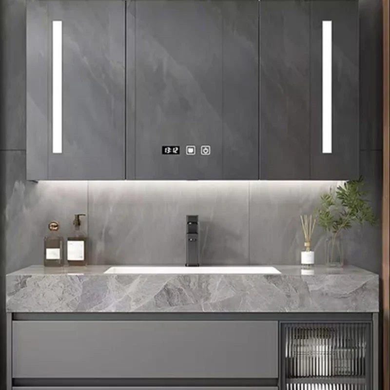 Bathroom Furniture Washbasin Shelves Complete Modern Cabinet Kitchen Luxury Toilets Bathroom Badkamerkast Accessories Home