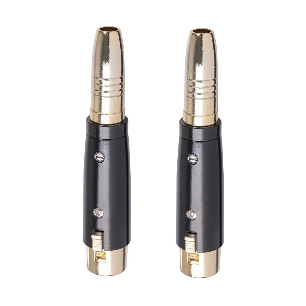 Zinc Alloy Shell Gold Plated Cannon Plug Stereo 6.35 Female To XLR Audio Adapter