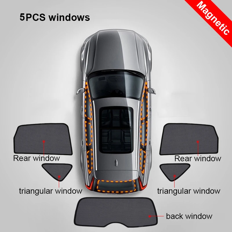 5Pcs No Front