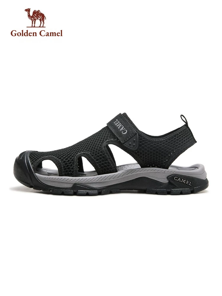 Golden Camel Summer Men's Sandals Outdoor Breathable Hiking Shoes Water Beach Sandals Camping Fishing Climbing Casual Sneakers