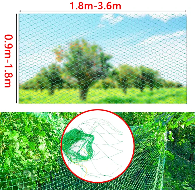 Climbing plant trellis net heavy duty garden trellis outdoor climbing plant net bird-proof trellis net suitable for plant climbi