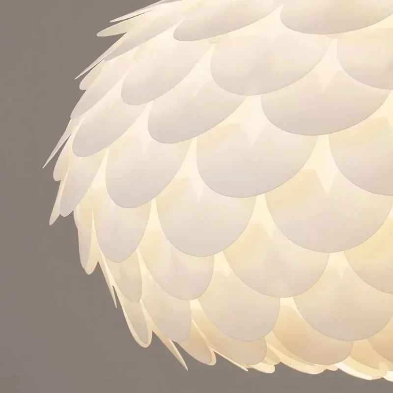 LED Pendant Lamp Creative Fish Scales 3-colour light change Chandelier Lamps Modern Fashion Decor For Bedroom Living Room Led