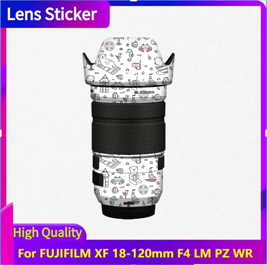 Для FUJIFILM XF 18-120 мм F4 LM PZ WR наклейка на объектив защитная наклейка на кожу виниловая пленка защитное покрытие от царапин XF18-120