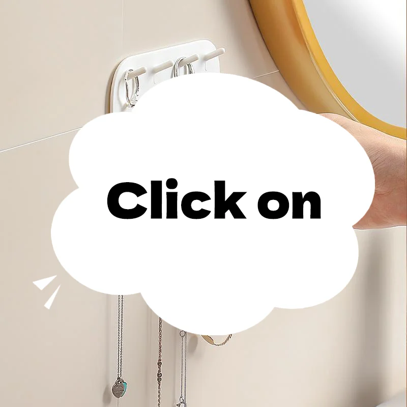 

Стеллаж для хранения ювелирных изделий, многофункциональная стойка для сережек и ожерелья без сверления, крючки для хранения ювелирных изделий