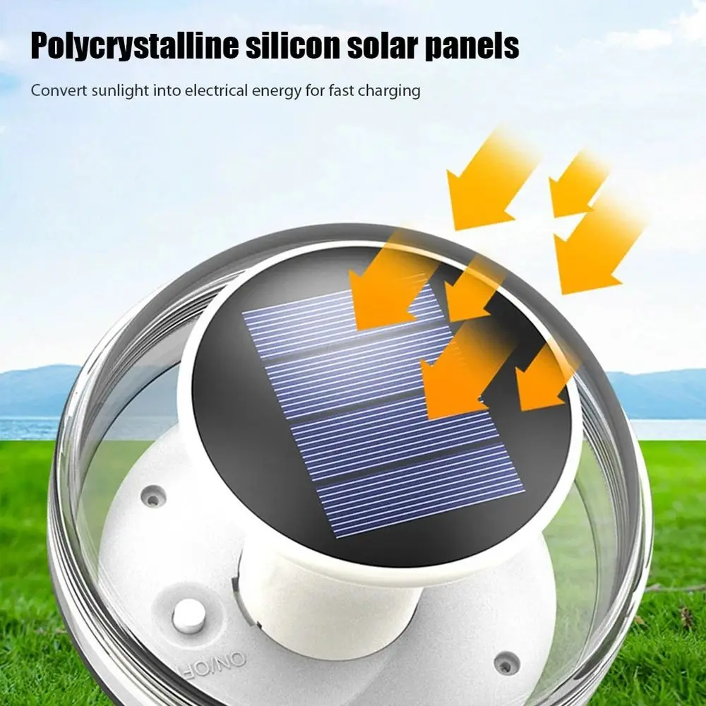 

Solar Powered Solar Water Floating Light Color Changing Three-Mode Outdoor Night Lights Waterproof Durable Floating Pool Lamp