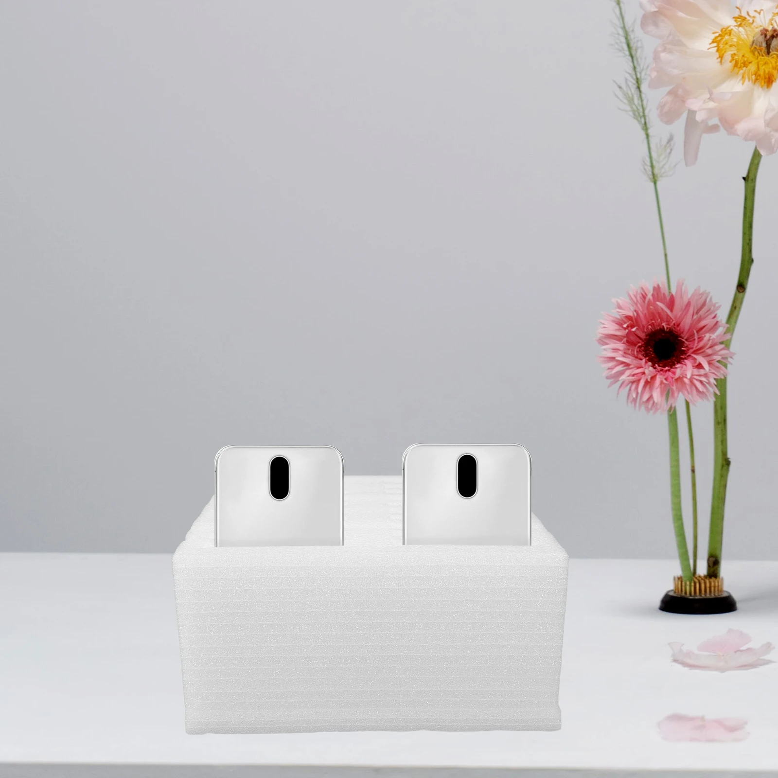 

Mobile Phone Storage Box Cell Holder School Classroom for Teachers Pearl Cotton Stand Desk