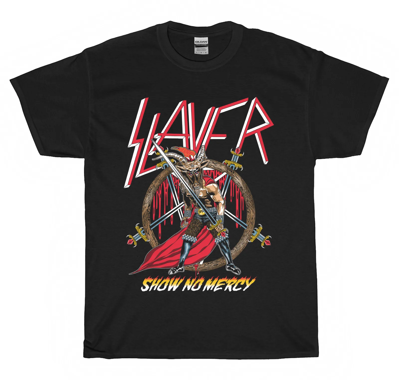 Slayer New Men\'s Show No Mercy T-shirt Medium ( M ) Black T-shirts