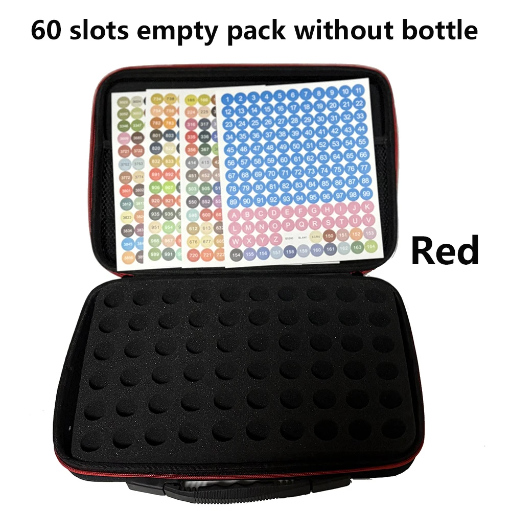 30/60 Slots No Bottles Essential Oil Case 15ml Essential Oil Collecting Bags Travel Portable Cases Diamond Painting Storage Bag
