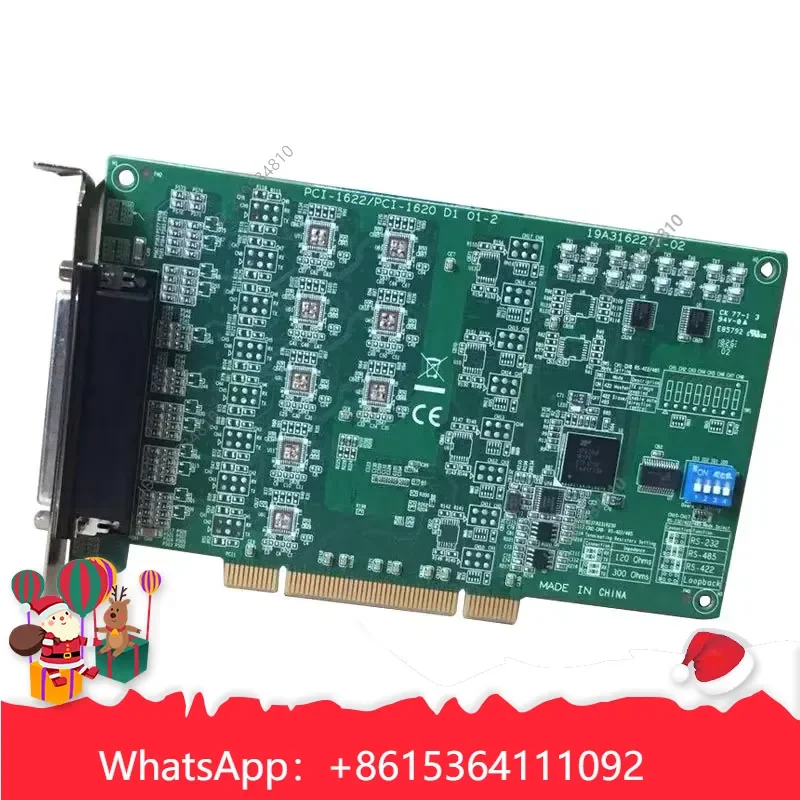 1pc for PCI-1620A 8 Port RS-232 Universal PCI Serial Card Communication Data Monitoring Compatible For Model，practical use