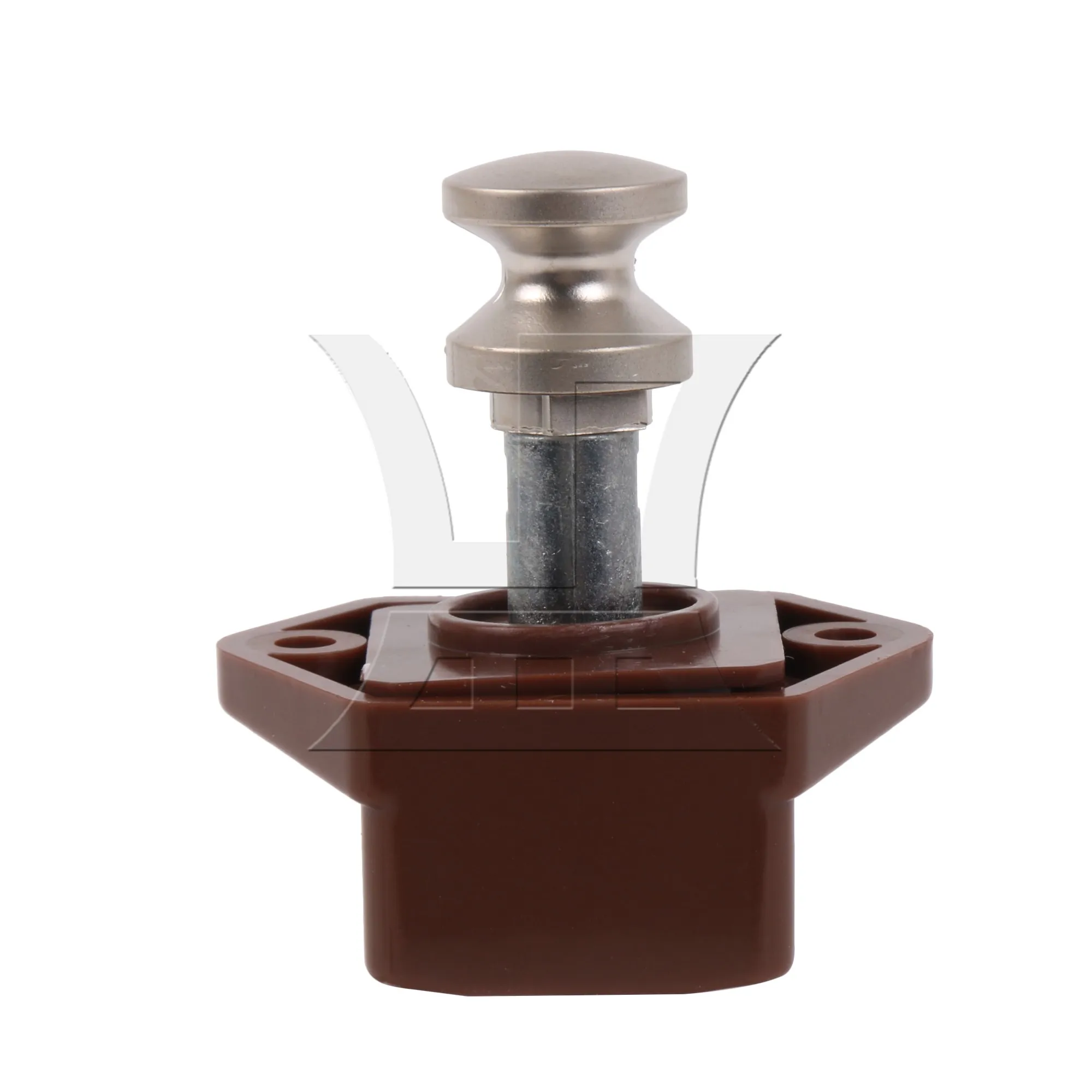 BQLZR 6 peças botão de pressão marrom botão de trava de armário para porta de armário de caravana RV