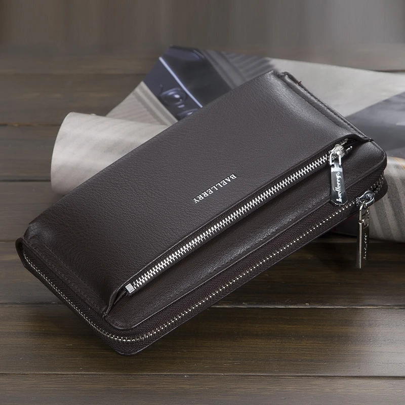Baellerry Neue Herren-Geldbörse, tragbare Handgelenktasche, große Aufbewahrungstasche, das perfekte Geschenk für Geschäftsleute. – Detail 14