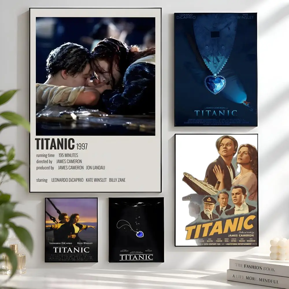 Classic Love Movies T-Titanic Poster Aesthetic Wall Art Bedroom Living Room Dorm Office Home Decor