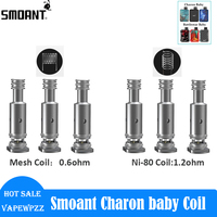 3-30pcs Original Smoant Charon Baby Pod Coil 0.6ohm Mesh 1.2ohm Ni-80 Core for Charon Baby Pod Veer Pod Battlestar baby Pod