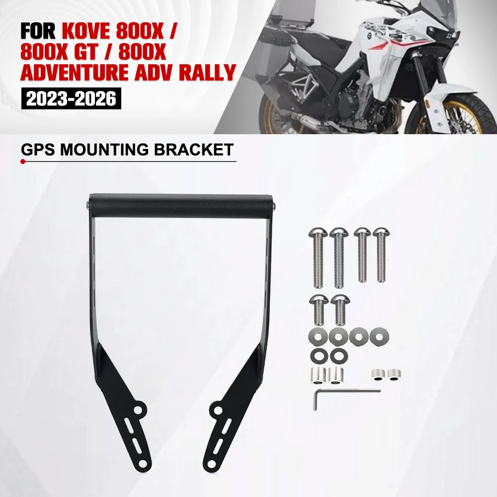 22MM Phone GPS Mounting Adapter Above Instruments Bracket FOR KOVE 800X / 800X GT / 800X Adventure ADV Rally 2023-2024-2025-2026