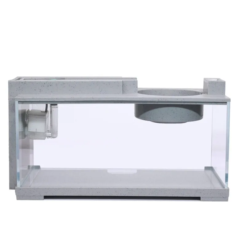 Fish tank micro landscape tank small creative filter silent flow circulation office desktop lucky ornament