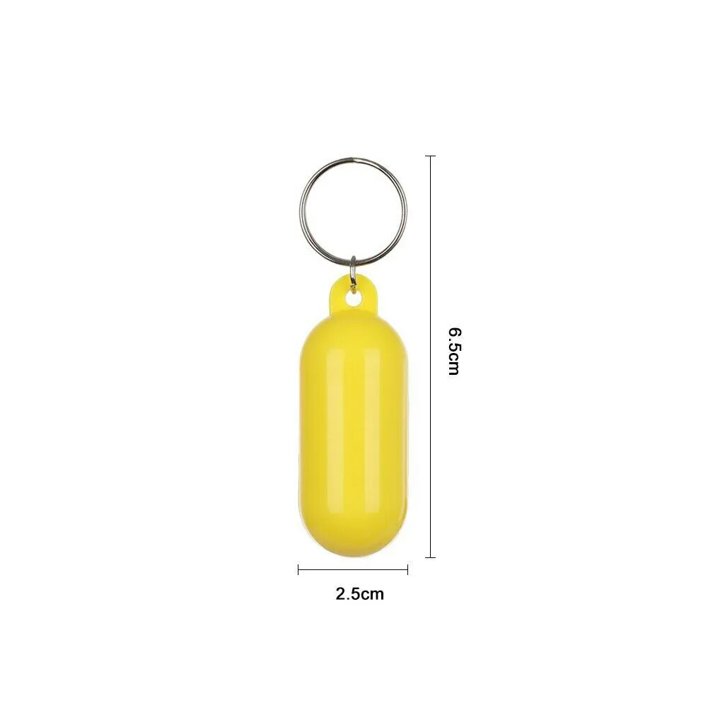 Flutuante Chaveiro Fender Flutuante Chaveiro, Amplamente Aplicação, Marine Key Ring, Boating Float, Segurança da água marinha, 2pcs