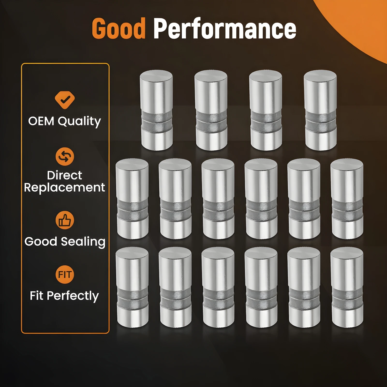 

16x Hydraulic Flat Tappet Lifters for Chevrolet 4.6L 5.0L 5.4L 5.7L 6.6L