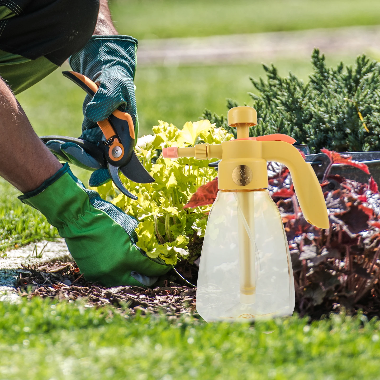 

Sprayer Watering Kettle Plastic Can Indoor Pump Bottle Reusable Planter Mister Misting