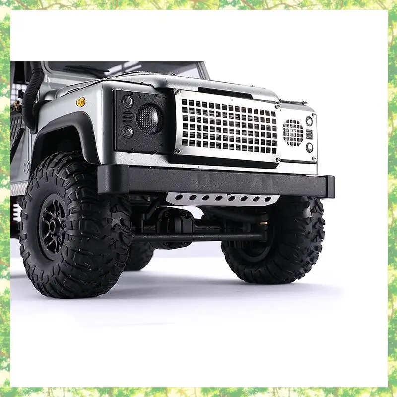 Placa protetora frontal de armadura de chassi de aço inoxidável ecológica para MN D90 D99 MN99S 1/12 RC peças de atualização de carro