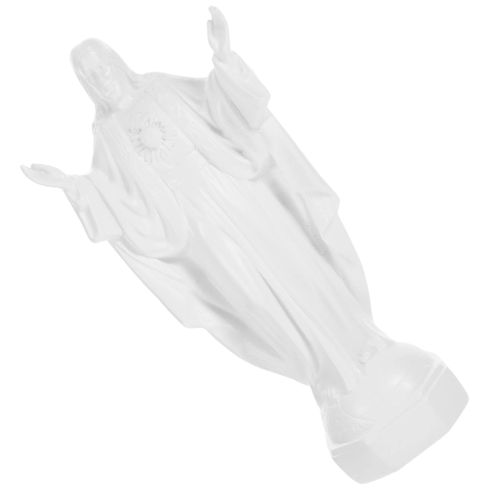 

Sturdy Resin Jesus Statue Handcrafted Sculpture for Home Church Office Shelf Decor Desktop Religious Decoration