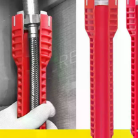 14-in-1 Multi-Function Sink & Faucet Repair Wrench - Durable ABS, Anti-Slip Long Handle For Kitchen & Bathroom Plumbing