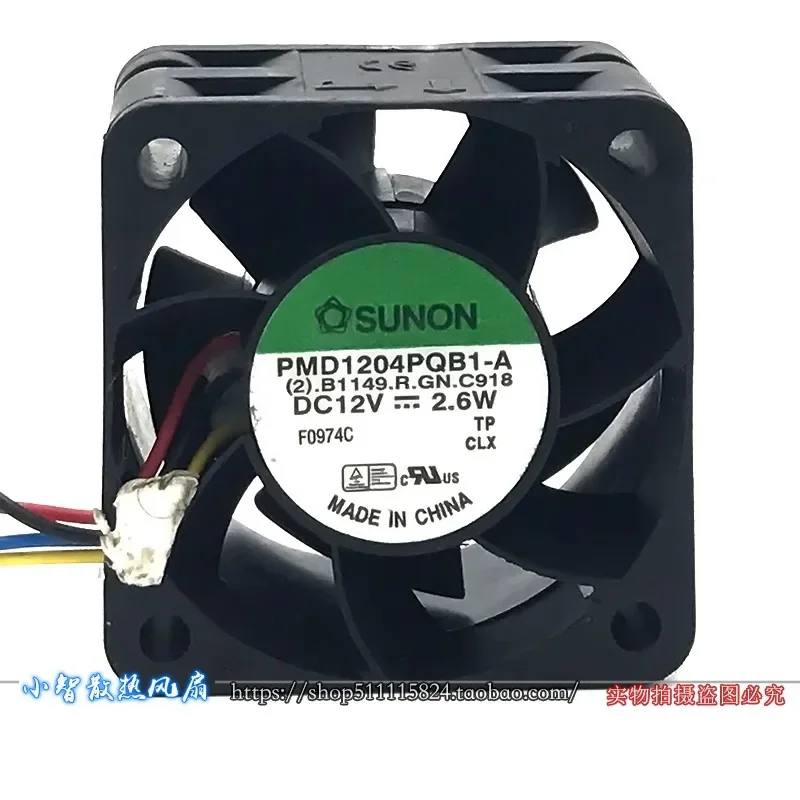 New Cooler Fan for SUNON PMD1204PQB1-A 12V 2.6W 4028 PWM Temperature Control Server Fan 4CM 40×40×28mm