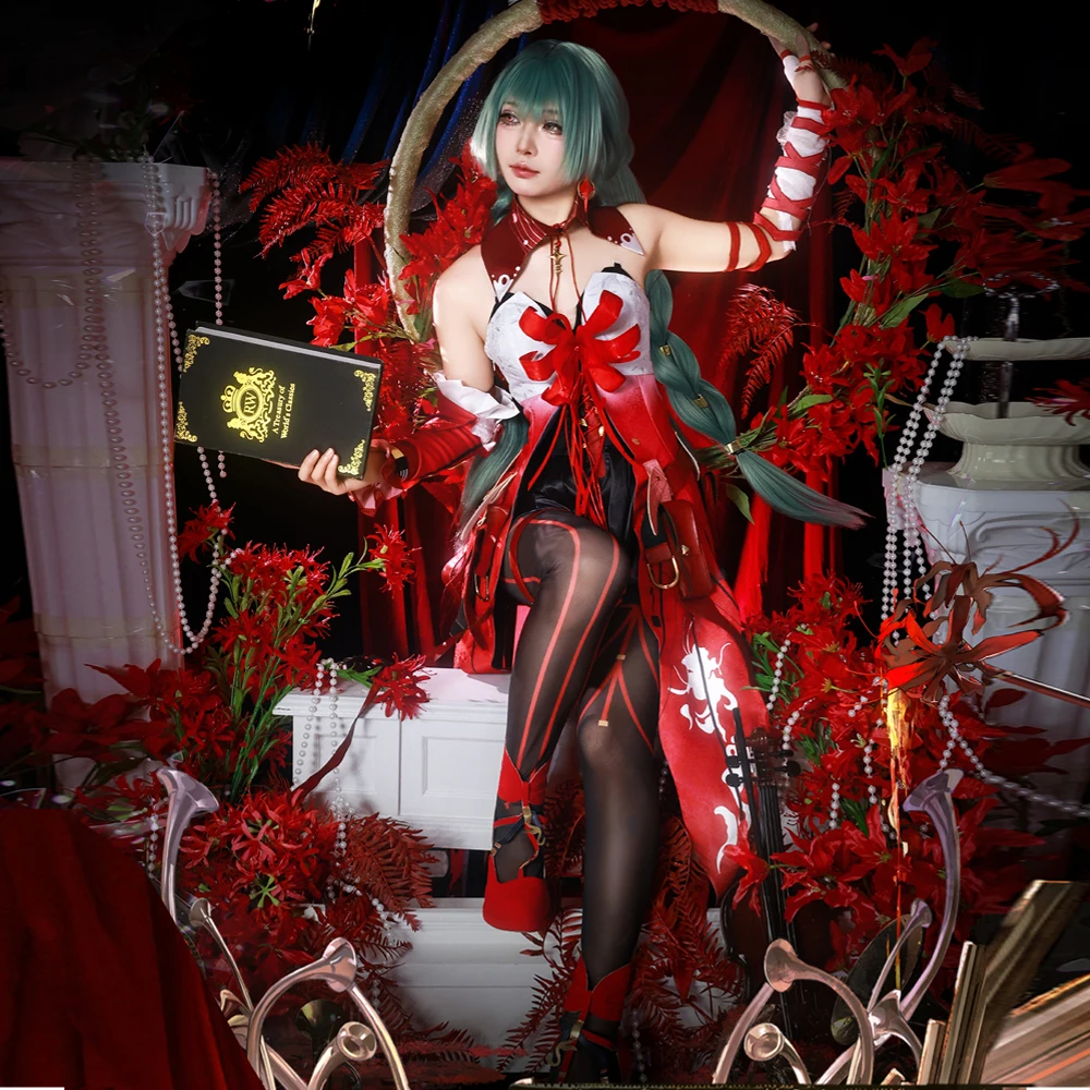 New Version Wuthering Waves Phrolova Cosplay Costume Full Set Wig