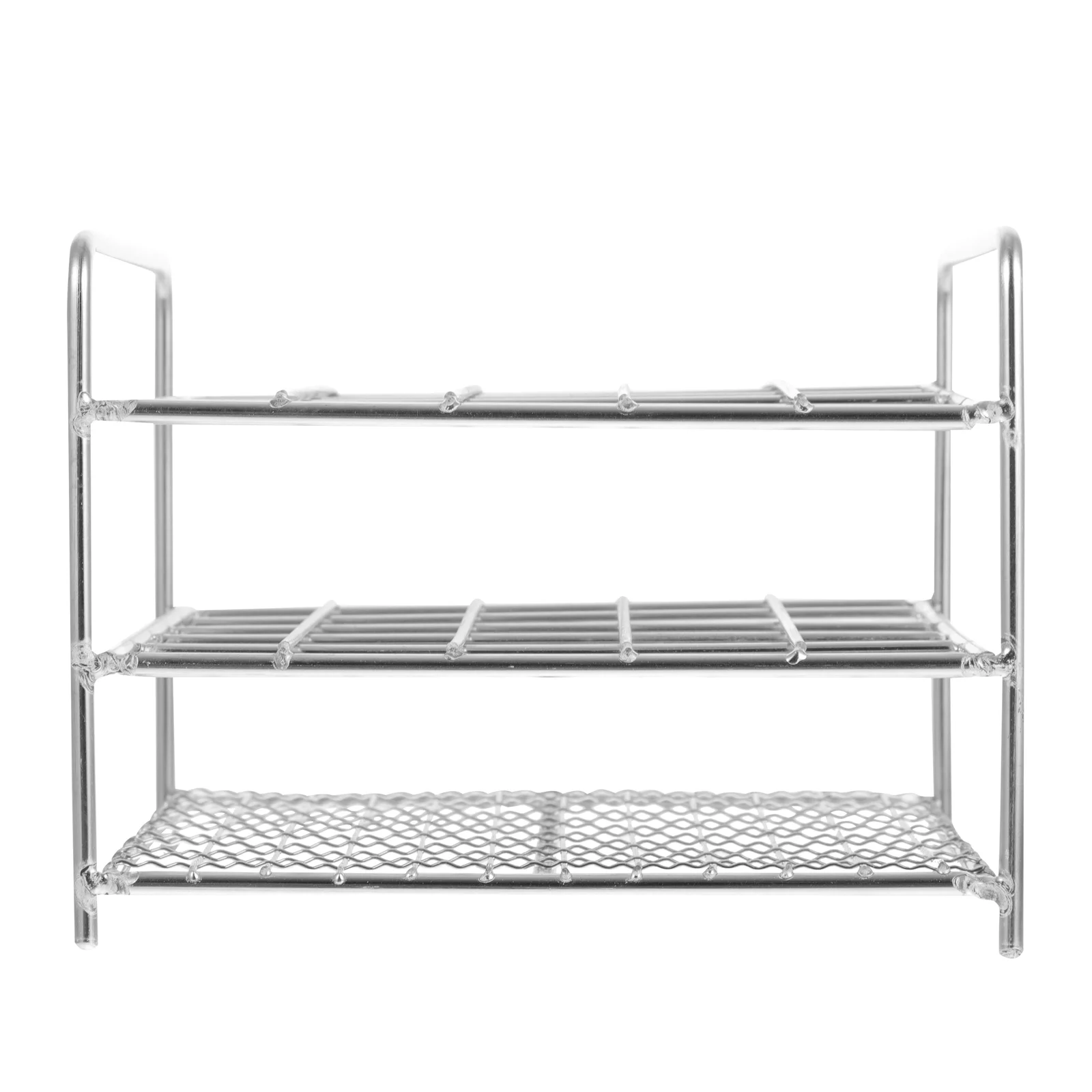 

Test Tube Rack Laboratory Container Square Holder Stand Stainless Steel Shelf Export Type Experiment Hole Metal