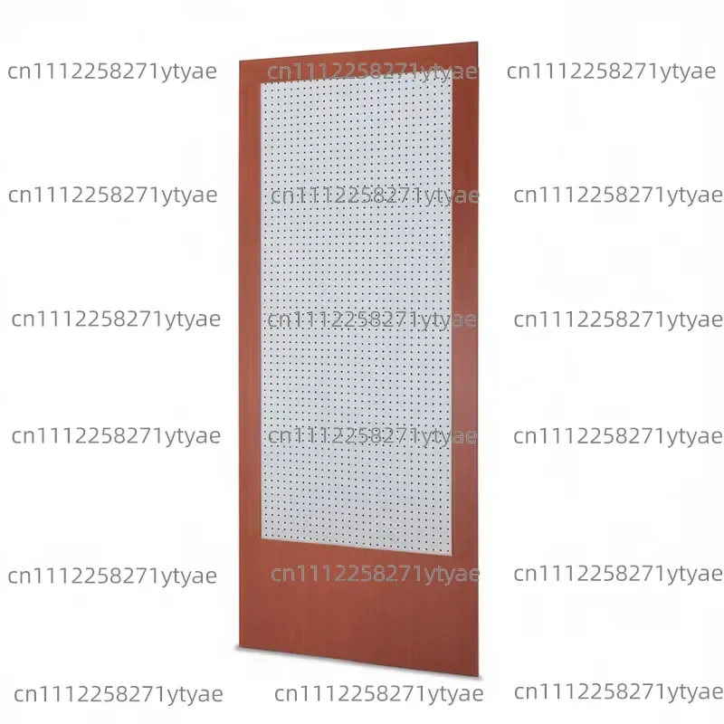 Perforated back plate, 220 cm long, 105 cm high, 105 cm wide, cherry wood color, kitchen hardware accessories