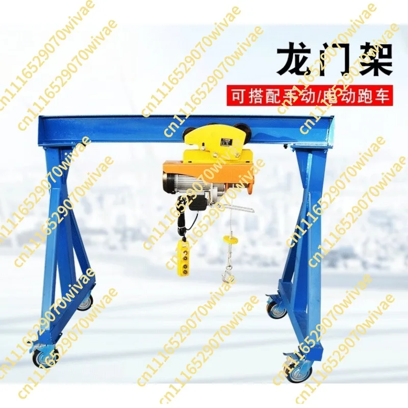 Lifting Hanger Mobile Removable Small Frame Crane Hand Push Gantry Crane