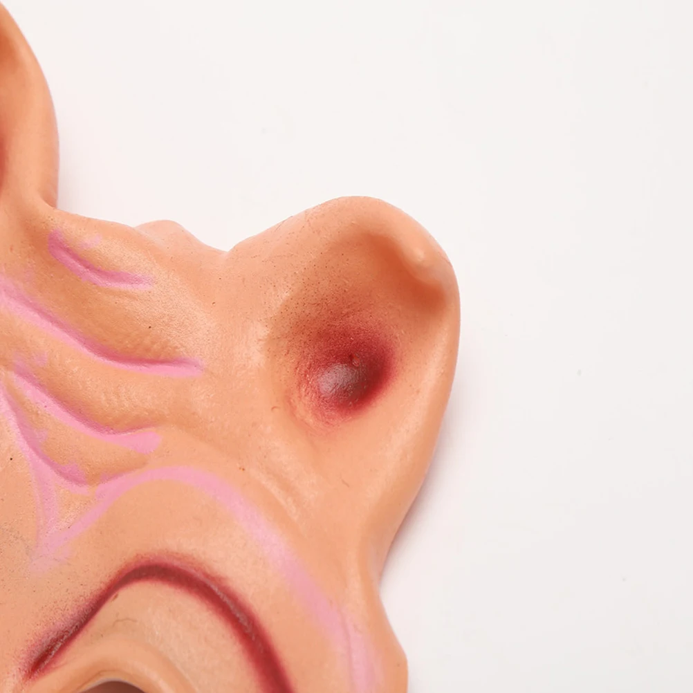 قناع خنزير الحيوان نصف وجه قناع حفلة قناع الحيوان قناع تنكر نصف وجه قناع حفلة الرقص