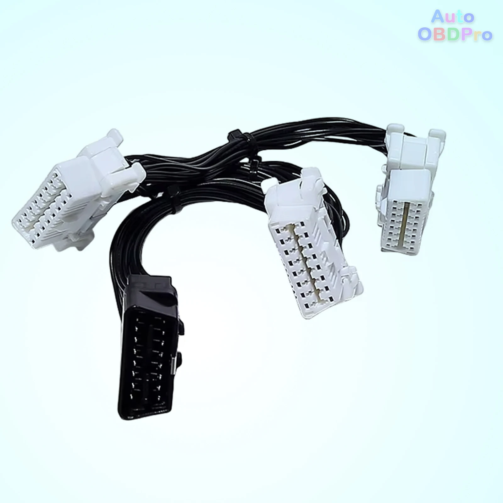 

Удлинительный кабель-разветвитель, 16-контактный кабель OBD2, один «папа-три», подходит для сборки кабелей нескольких устройств OBD