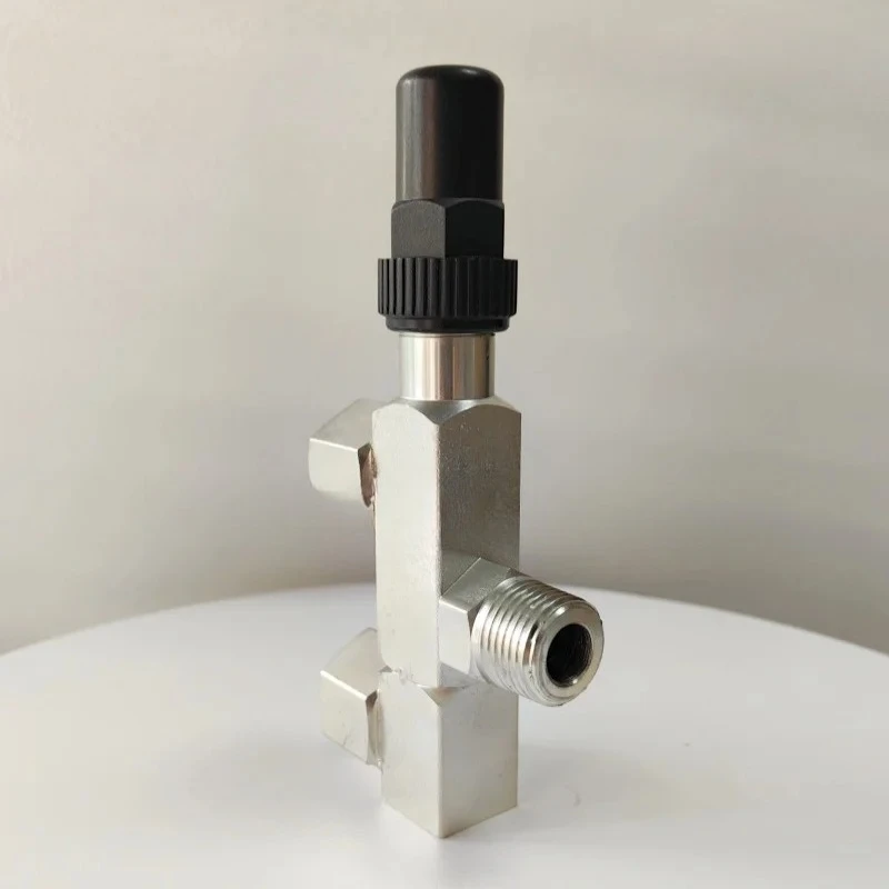 Refrigeration safety valve three-way shut-off valve 23J24H-40 central air conditioning evaporator refrigerant three-way valve
