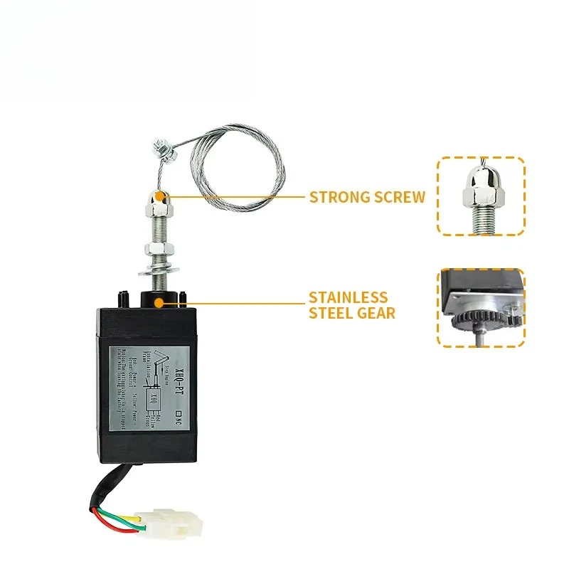 12V 24V   Parts Generator Power Off Valve Shutdown Solenoid XHQ-PT Fuel Cut Off Stop Solenoid XHQ-PT