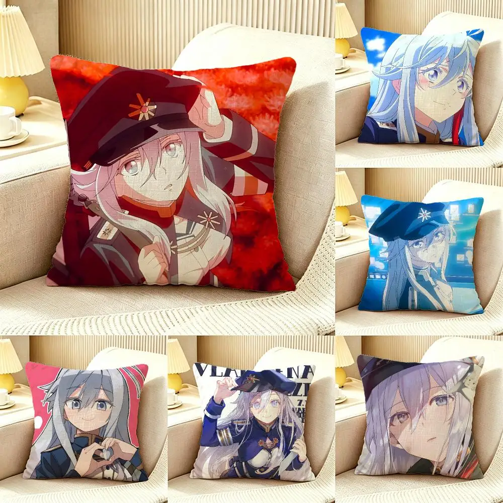 Anime Eighty SixS Cushion Cover Pillow Cover Nordic Minimalist Throw DoubleSided Print Cushion Case for Sofa Bedroom Decor