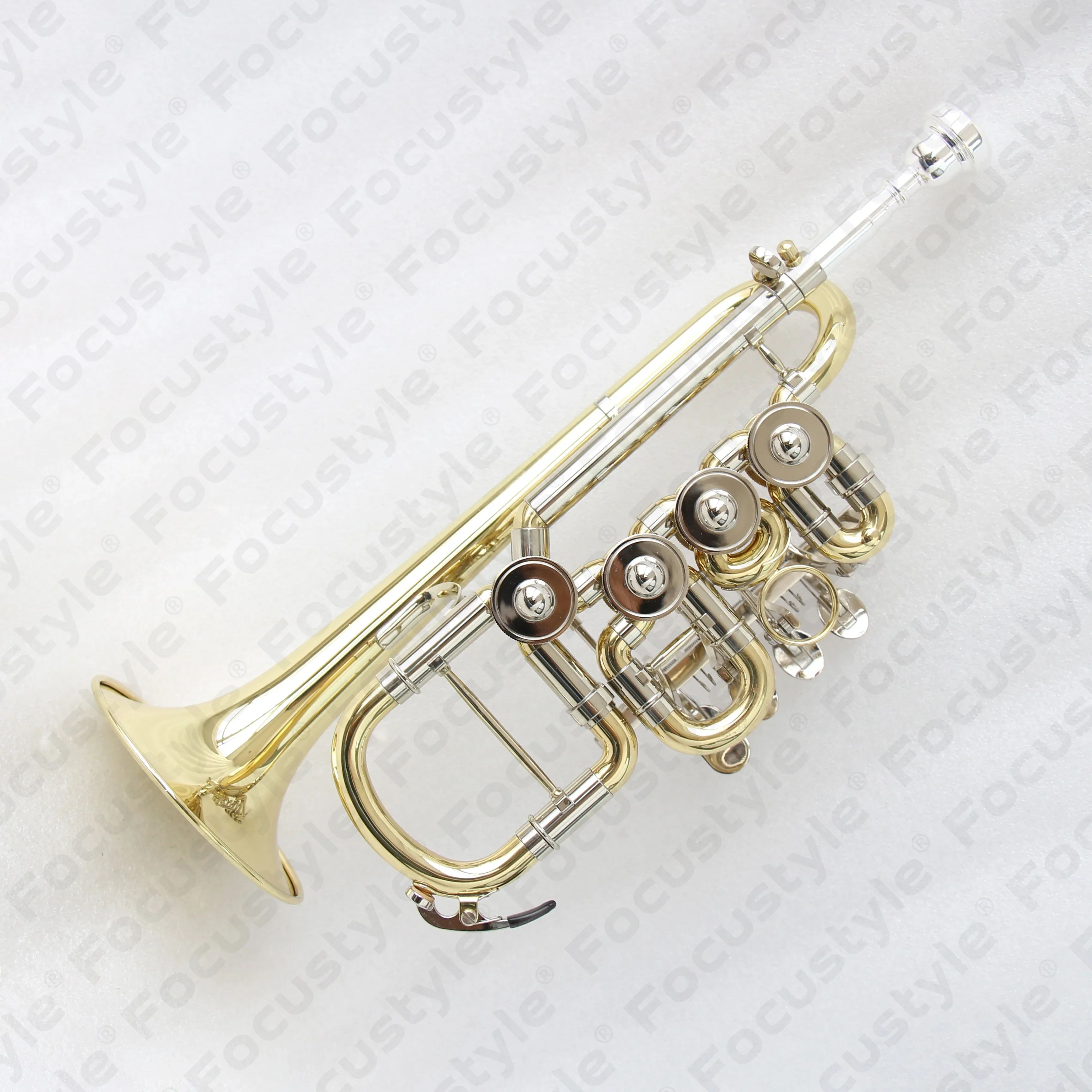 Hot Sale Golden Brass Instrument BB/A Tone Trumpet Professional Music Instrument FTR-480L For Concert And Performance