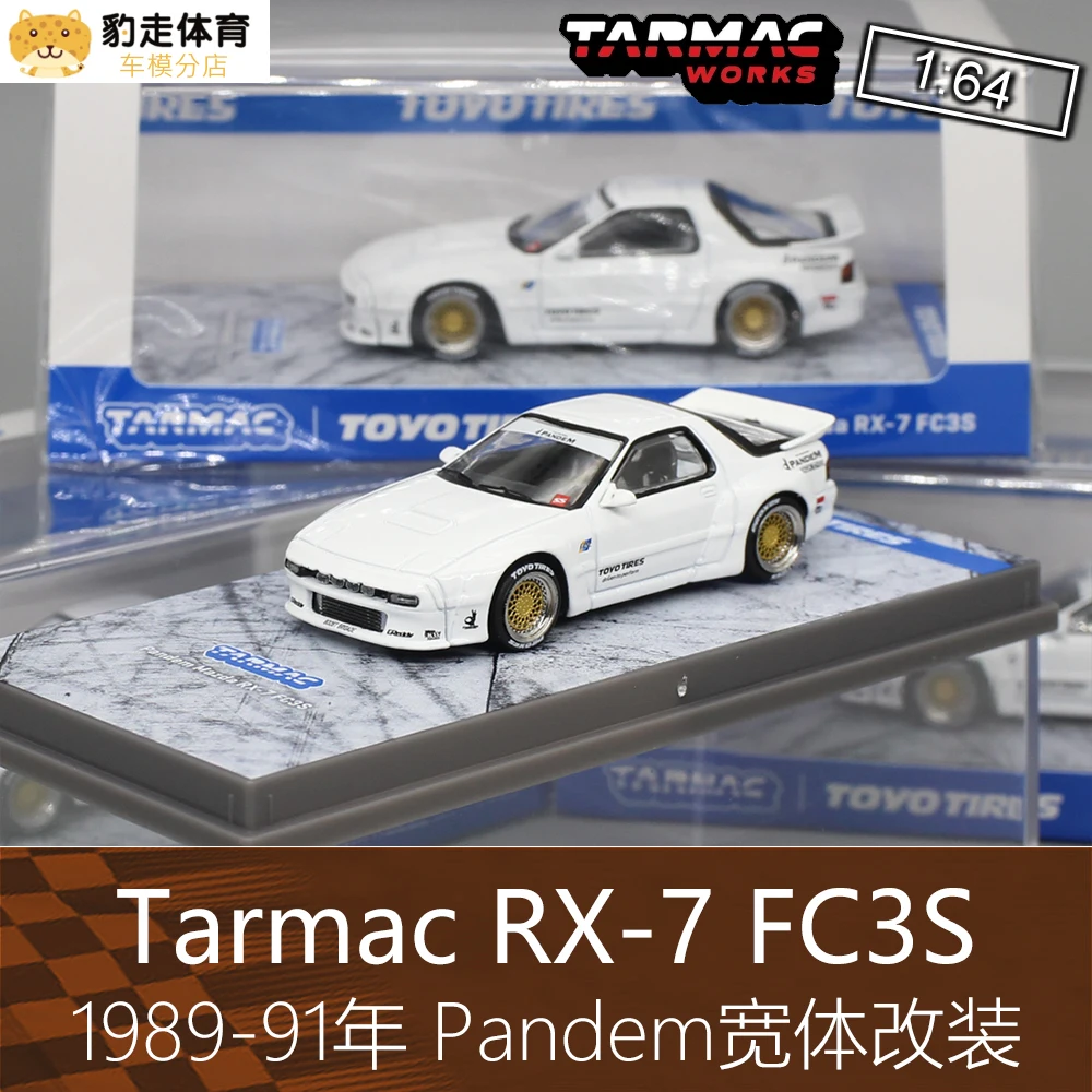 

Tarmac WorksTW 1:64 Mazda RX-7 FC3S Pandem литая под давлением модель автомобиля детские игрушки подарок