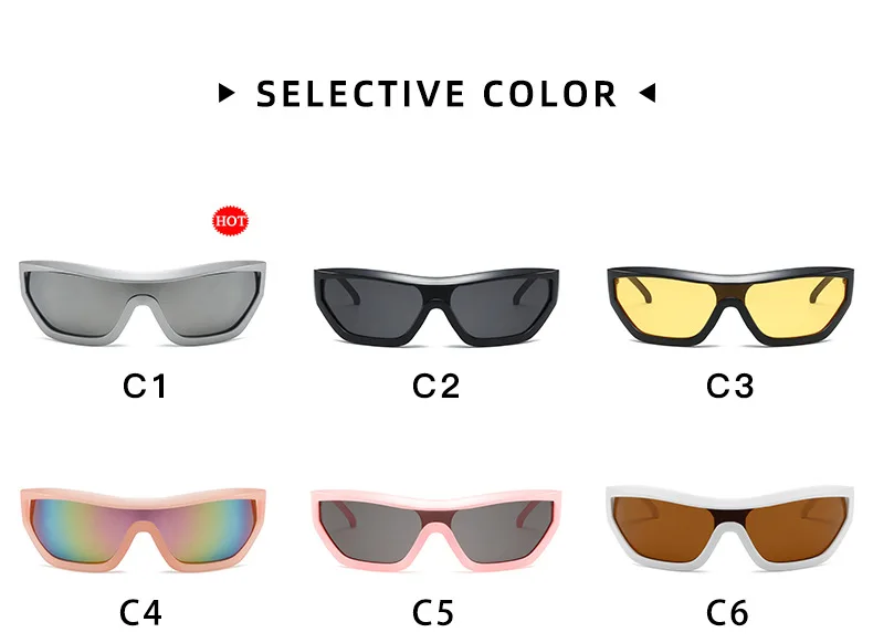Vintage Luxus Marke Designer Übergroße Pilot Sonnenbrille Frauen Für Männer Shades Großen Rahmen Winddicht Beliebte Punk Sonnenbrille UV400 – Detail 4