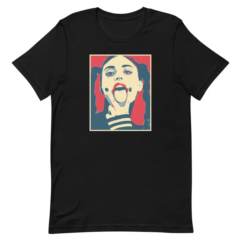 

Rude Girl Gangster Girl Gangsta Girl Pop Art Unisex t-shirt